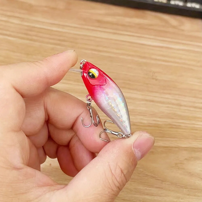 1 τμχ Sinking Minnow Fishing Lure 5cm 4,9g Mini Artificial Hard Bait Sharp Hook Pike Bass Crankbait Wobblers Trout Fishing Tacking