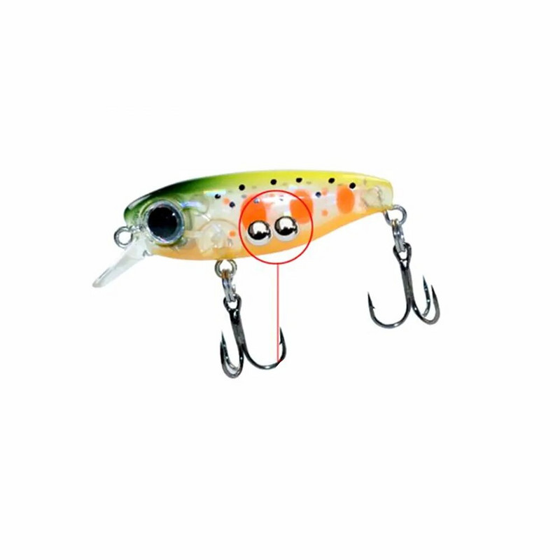1gab./partijā Mini Minnow zvejas mānekļi vobleri 4,5cm 2,5g mākslīgās plastmasas cietā ēsma Crankbait Jerkbait Pesca Bass Tackle