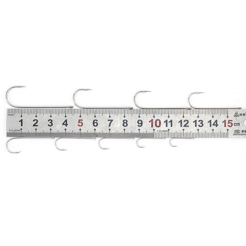 HYBOLAN 30gab. Makšķerēšanas āķis, garš kāts ar augstu oglekļa tēraudu, asa dzeloņstieņa zivs viena āķi Sālsūdens saldūdens karpu piederumi