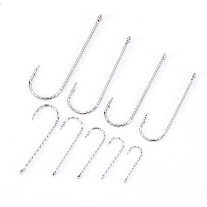 HYBOLAN 30gab. Makšķerēšanas āķis, garš kāts ar augstu oglekļa tēraudu, asa dzeloņstieņa zivs viena āķi Sālsūdens saldūdens karpu piederumi