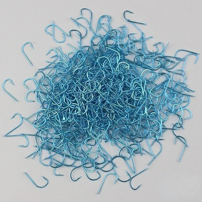 50 gab. Makšķerēšanas āķis, sērija 1#-9#. Dzeloņveida makšķeres āķis ar augstu oglekļa tēraudu, sarkans zelts, saliekti ēsmas āķi, gredzenveida karpas āķa piederumi