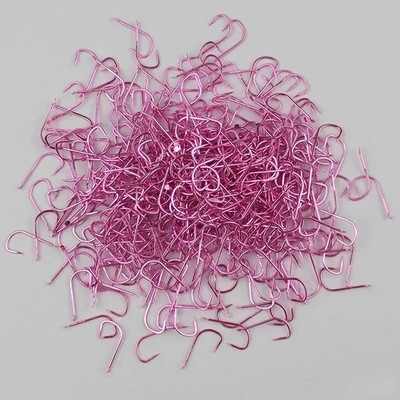 50 gab. Makšķerēšanas āķis, sērija 1#-9#. Dzeloņveida makšķeres āķis ar augstu oglekļa tēraudu, sarkans zelts, saliekti ēsmas āķi, gredzenveida karpas āķa piederumi