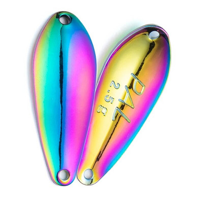 LTHTUG Peche Leurre Pesca PAL ŽLICA 2,5 g 30 mm Šareni mamac za žličare Bakarni tok Metalni mamac za ribolov za pastrvu Klen Smuđ Losos