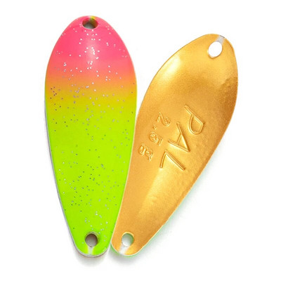 LTHTUG Peche Leurre Pesca PAL ŽLICA 2,5 g 30 mm Šareni mamac za žličare Bakarni tok Metalni mamac za ribolov za pastrvu Klen Smuđ Losos