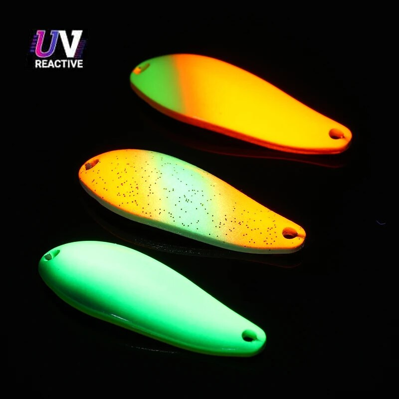 LTHTUG Peche Leurre Pesca PAL ŽLICA 2,5 g 30 mm Šareni mamac za žličare Bakarni tok Metalni mamac za ribolov za pastrvu Klen Smuđ Losos