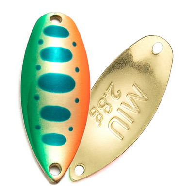 LTHTUG Pesca Stream Bait Pastrva Spoon Bait MIU 2.2g 2.8g 3.5g Spinner Copper Metal Fishing Spoon Mamac za pastrvu Smuđ Štuka Losos