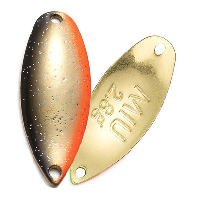 LTHTUG Pesca Stream Bait Pastrva Spoon Bait MIU 2.2g 2.8g 3.5g Spinner Copper Metal Fishing Spoon Mamac za pastrvu Smuđ Štuka Losos