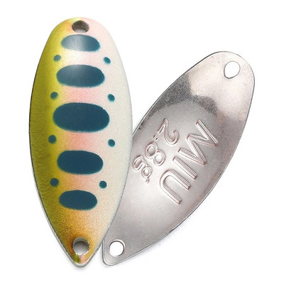 LTHTUG Pesca Stream Bait Pastrva Spoon Bait MIU 2.2g 2.8g 3.5g Spinner Copper Metal Fishing Spoon Mamac za pastrvu Smuđ Štuka Losos