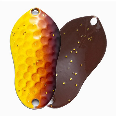 Vadības makšķerēšanas mānekļi PENTA NITRO 2.1g 25mm krāsains karotes ēsma misiņš vara metāla straumes zvejas māneklis forelei asari