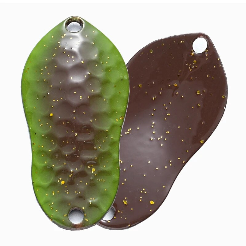 Vadības makšķerēšanas mānekļi PENTA NITRO 2.1g 25mm krāsains karotes ēsma misiņš vara metāla straumes zvejas māneklis forelei asari