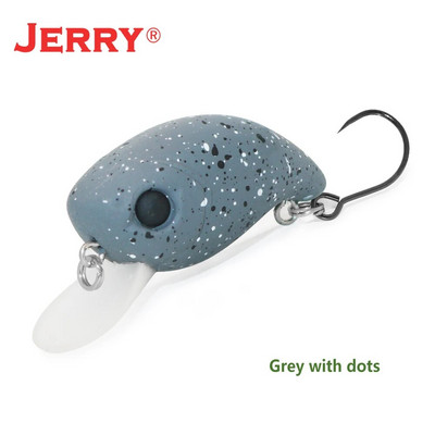 Jerry Tiptoe 2,4g 3cm Wobble Makšķerēšanas māneklis Crankbait Hard Bait Peldošs mikro spinings māneklis Ultralight Pesca Tackle