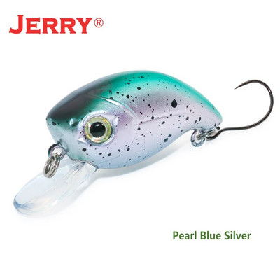 Jerry Tiptoe 2,4g 3cm Wobble Makšķerēšanas māneklis Crankbait Hard Bait Peldošs mikro spinings māneklis Ultralight Pesca Tackle