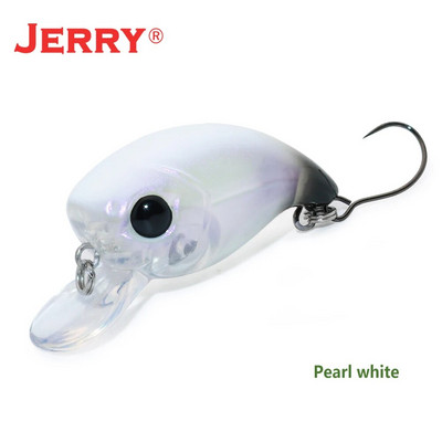Jerry Tiptoe 2,4g 3cm Wobble Makšķerēšanas māneklis Crankbait Hard Bait Peldošs mikro spinings māneklis Ultralight Pesca Tackle