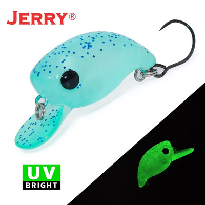 Jerry Tiptoe Trout Area Micro Floating Wobblers Spinning Plugs UV Glowing Colors Lake Perch River Stream Fishing Lure Hard Bait