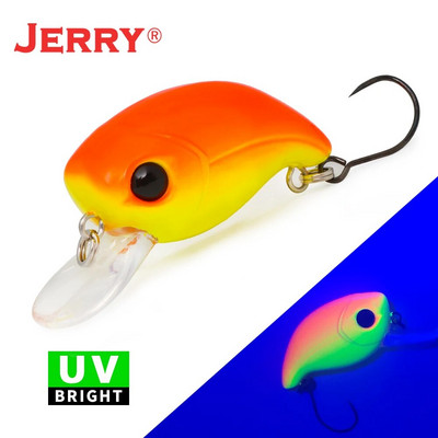 Jerry Tiptoe Trout Area Micro Floating Wobblers Spinning Plugs UV Glowing Colors Lake Perch River Stream Fishing Lure Hard Bait