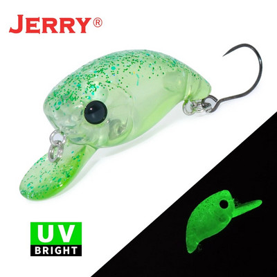 Jerry Tiptoe Trout Area Micro Floating Wobblers Spinning Plugs UV Glowing Colors Lake Perch River Stream Fishing Lure Hard Bait
