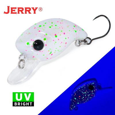 Jerry Tiptoe Trout Area Micro Floating Wobblers Spinning Plugs UV Glowing Colors Lake Perch River Stream Fishing Lure Hard Bait