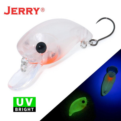 Jerry Tiptoe Trout Area Micro Floating Wobblers Spinning Plugs UV Glowing Colors Lake Perch River Stream Fishing Lure Hard Bait