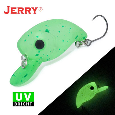 Jerry Tiptoe Trout Area Micro Floating Wobblers Spinning Plugs UV Glowing Colors Lake Perch River Stream Fishing Lure Hard Bait