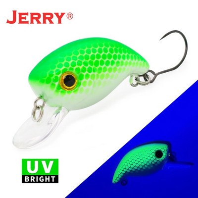 Jerry Tiptoe Trout Area Micro Floating Wobblers Spinning Plugs UV Glowing Colors Lake Perch River Stream Fishing Lure Hard Bait