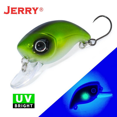 Jerry Tiptoe Trout Area Micro Floating Wobblers Spinning Plugs UV Glowing Colors Lake Perch River Stream Fishing Lure Hard Bait