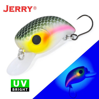 Jerry Tiptoe Trout Area Micro Floating Wobblers Spinning Plugs UV Glowing Colors Lake Perch River Stream Fishing Lure Hard Bait