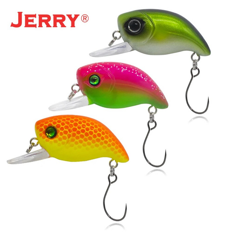 Jerry Tiptoe Trout Area Micro Floating Wobblers Spinning Plugs UV Glowing Colors Lake Perch River Stream Fishing Lure Hard Bait