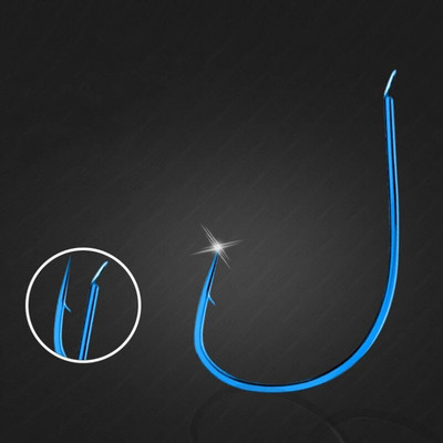 DYGYGYFZ 200 tk/partii Kõrge süsinikusisaldusega terasest õngekonksud Kuldsed, Must okastkonksuga Konksud rohukarpidele Püügitarbed Pesca