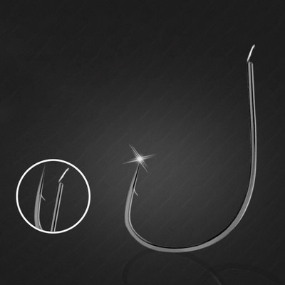 DYGYGYFZ 200 tk/partii Kõrge süsinikusisaldusega terasest õngekonksud Kuldsed, Must okastkonksuga Konksud rohukarpidele Püügitarbed Pesca