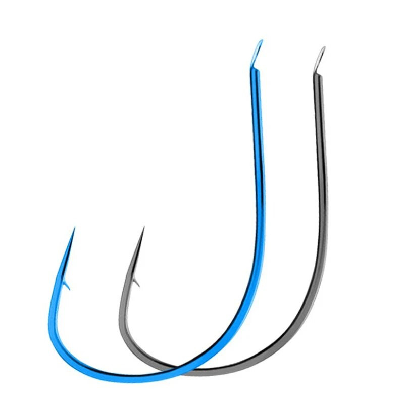 DYGYGYFZ 200 tk/partii Kõrge süsinikusisaldusega terasest õngekonksud Kuldsed, Must okastkonksuga Konksud rohukarpidele Püügitarbed Pesca