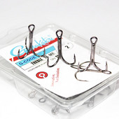 Γάντζοι ψαρέματος Gamakatsu 15 τμχ/παρτίδα 13ME 1#-14# Υλικό από χάλυβα υψηλής περιεκτικότητας σε άνθρακα Treble Black Hook Fishing Tackle Fishing Round Bend