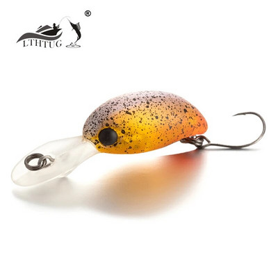 LTHTUG Hot Management Field Mini Crankbait Makšķerēšanas vobleri 28mm 2,3g Pesca Stream Minnow Hard Bait for Perch Club Forele