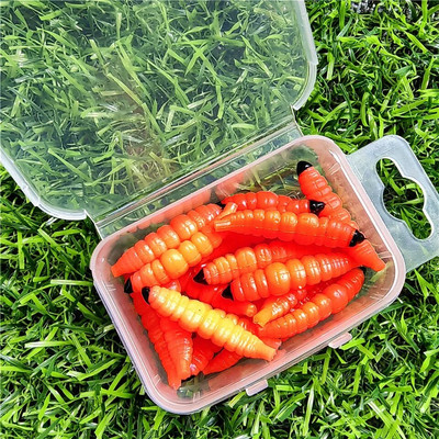 MUKUN 20GAB Mīkstais makšķerēšanas māneklis Worms Silikona ēsmas 0,4g/30mm Mākslīgā ēsma Jigging Vobleri Bass Carp Pesca Makšķerēšanas piederumi