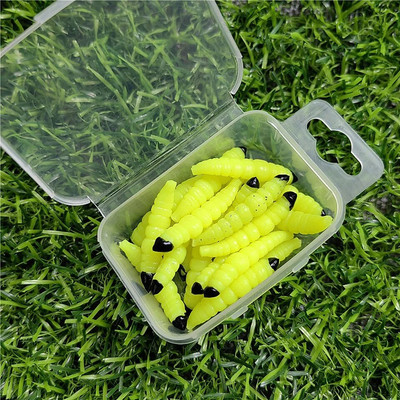 MUKUN 20GAB Mīkstais makšķerēšanas māneklis Worms Silikona ēsmas 0,4g/30mm Mākslīgā ēsma Jigging Vobleri Bass Carp Pesca Makšķerēšanas piederumi