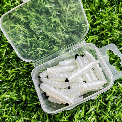 MUKUN 20GAB Mīkstais makšķerēšanas māneklis Worms Silikona ēsmas 0,4g/30mm Mākslīgā ēsma Jigging Vobleri Bass Carp Pesca Makšķerēšanas piederumi