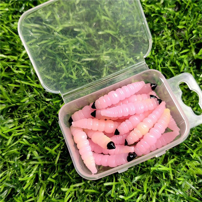 MUKUN 20GAB Mīkstais makšķerēšanas māneklis Worms Silikona ēsmas 0,4g/30mm Mākslīgā ēsma Jigging Vobleri Bass Carp Pesca Makšķerēšanas piederumi