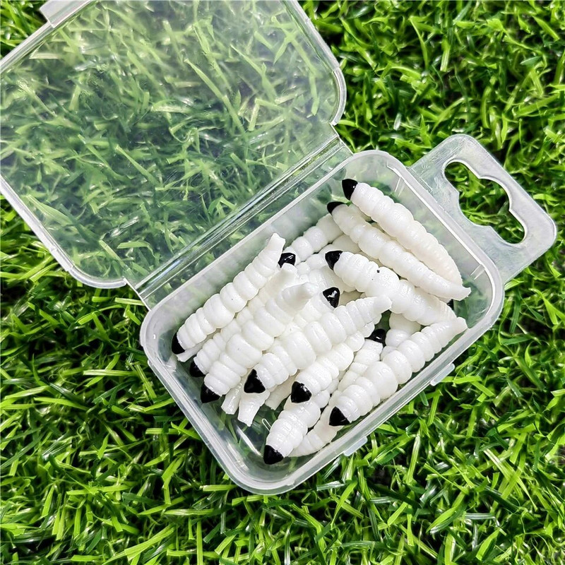 MUKUN 20GAB Mīkstais makšķerēšanas māneklis Worms Silikona ēsmas 0,4g/30mm Mākslīgā ēsma Jigging Vobleri Bass Carp Pesca Makšķerēšanas piederumi