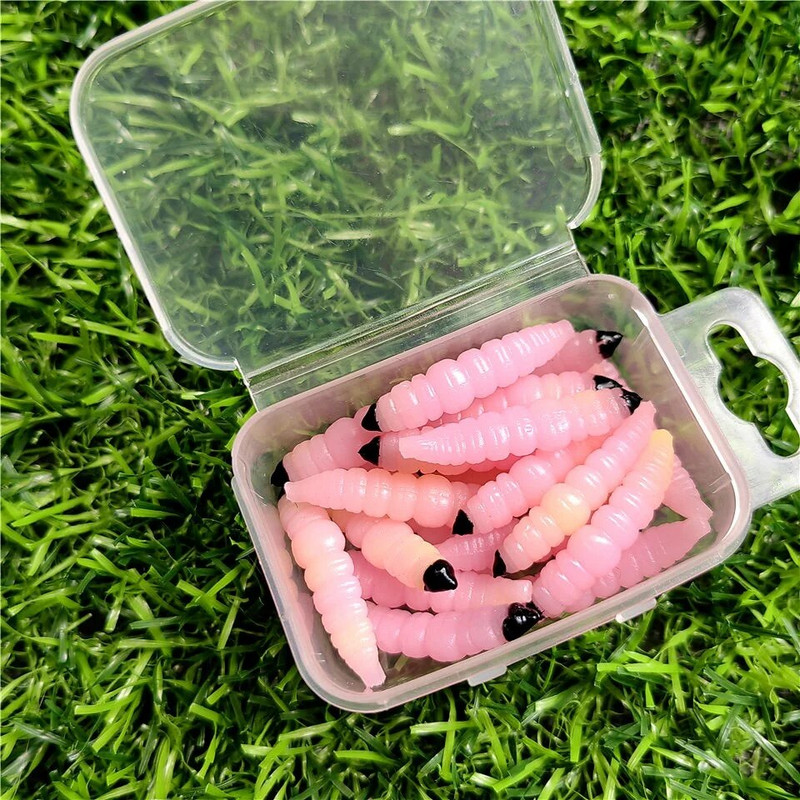 MUKUN 20GAB Mīkstais makšķerēšanas māneklis Worms Silikona ēsmas 0,4g/30mm Mākslīgā ēsma Jigging Vobleri Bass Carp Pesca Makšķerēšanas piederumi