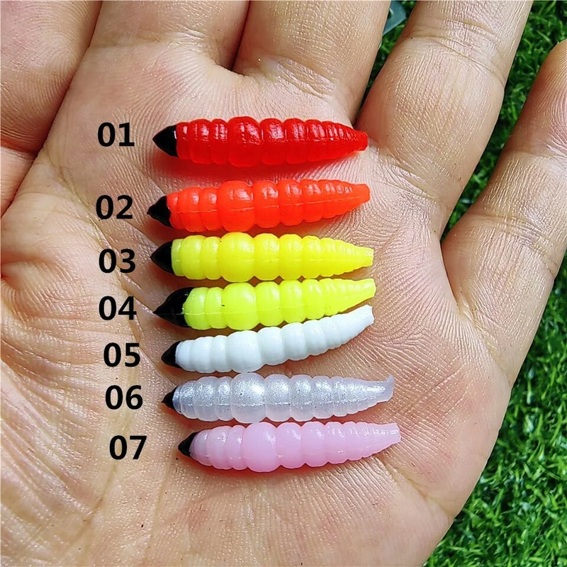 MUKUN 20GAB Mīkstais makšķerēšanas māneklis Worms Silikona ēsmas 0,4g/30mm Mākslīgā ēsma Jigging Vobleri Bass Carp Pesca Makšķerēšanas piederumi