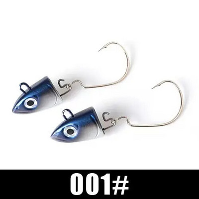 FTK 2vnt./sl. 5g 12g 25g švaistiklis Jig head kabliukas žvejybos kablio galvutė Jig masalas kietas masalas minkštas kirminų kabliukas žvejybai