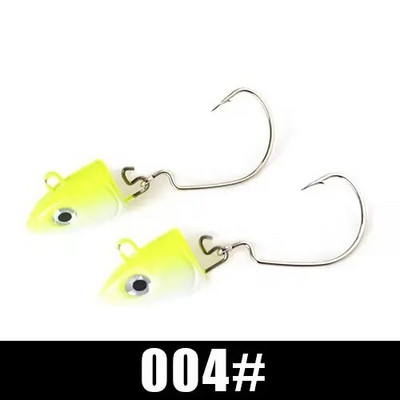 FTK 2vnt./sl. 5g 12g 25g švaistiklis Jig head kabliukas žvejybos kablio galvutė Jig masalas kietas masalas minkštas kirminų kabliukas žvejybai