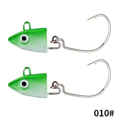 FTK 2vnt./sl. 5g 12g 25g švaistiklis Jig head kabliukas žvejybos kablio galvutė Jig masalas kietas masalas minkštas kirminų kabliukas žvejybai