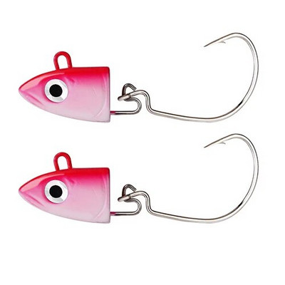 FTK 2vnt./sl. 5g 12g 25g švaistiklis Jig head kabliukas žvejybos kablio galvutė Jig masalas kietas masalas minkštas kirminų kabliukas žvejybai