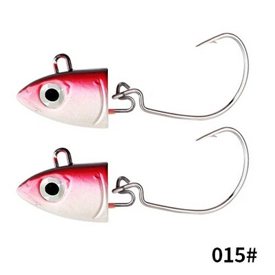 FTK 2vnt./sl. 5g 12g 25g švaistiklis Jig head kabliukas žvejybos kablio galvutė Jig masalas kietas masalas minkštas kirminų kabliukas žvejybai