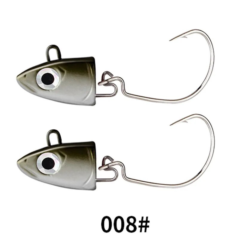 FTK 2vnt./sl. 5g 12g 25g švaistiklis Jig head kabliukas žvejybos kablio galvutė Jig masalas kietas masalas minkštas kirminų kabliukas žvejybai