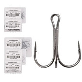 Aorace 10 kom Visokougljični čelik Bodljikave udice Super oštre trostruke udice Dodaci za morski pribor s kutijom