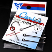 10vnt/30vnt didelių akių jūriniai kabliukai ilgi kabliukai Fish Round Bent Joint Hook žvejybos kabliukai