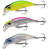 1gab Lēnām grimstošs Minnow zvejas māneklis 5,5 cm 5g Isca mākslīgais cietais bass vobleri 3D Eyes Crankbait karpas līdakas piederumi