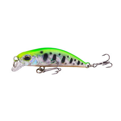 1gab Lēnām grimstošs Minnow zvejas māneklis 5,5 cm 5g Isca mākslīgais cietais bass vobleri 3D Eyes Crankbait karpas līdakas piederumi