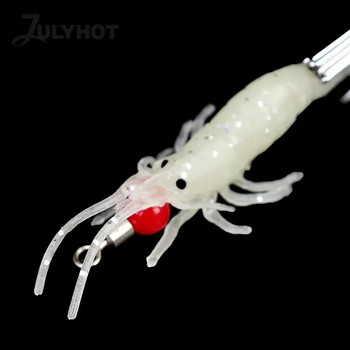 Fishing Luminous Squid Jigs Octopus Squid Jig Umbrella Hooks Σουπιές Ψάρεμα δέλεαρ για θαλάσσιο ψάρεμα Αξεσουάρ ψαρέματος
